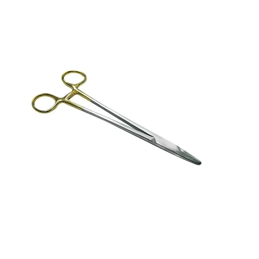 Foto 4 pulgar | Porta Agujas Mayo Hegar 18cm Gold Médico Hergom Premium
