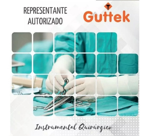 Foto 3 pulgar | Pinza Mosquito Recta 12.5cm Hemostacia Instrumental Guttek