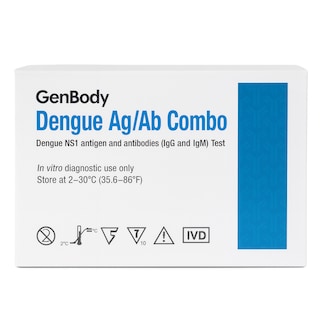 Foto 1 | Prueba Rapida Genbody Dengue Ag/ab Combo 10 Cassettes