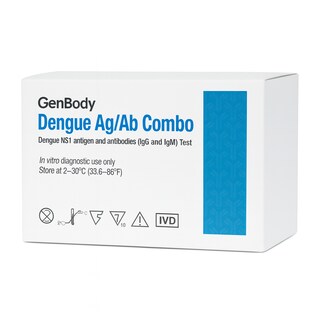 Foto 2 | Prueba Rapida Genbody Dengue Ag/ab Combo 10 Cassettes