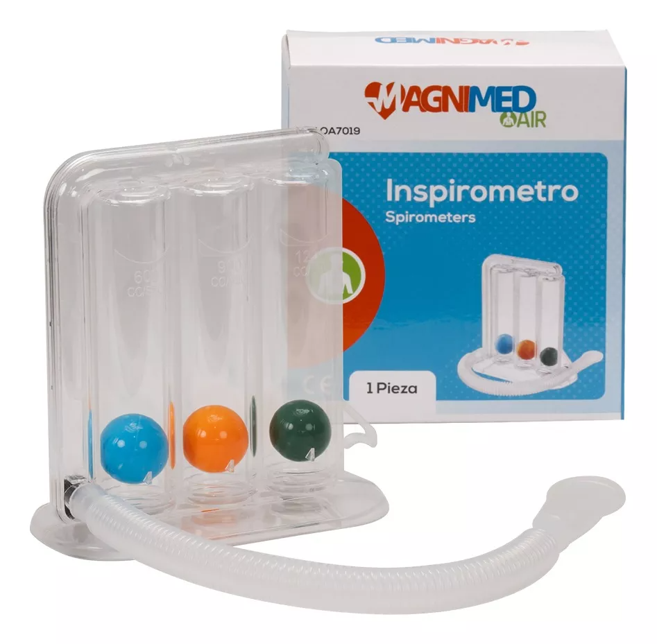 Foto 2 | Inspirómetro Incentivo Pulmonar Ejercitador Piezas