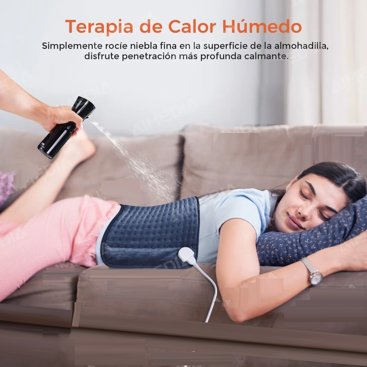 Foto 2 | Cojin Electrico Terapia De Calor Dolor Muscular Fisioterapia Eo Safe Imports Esi-19917 Azul