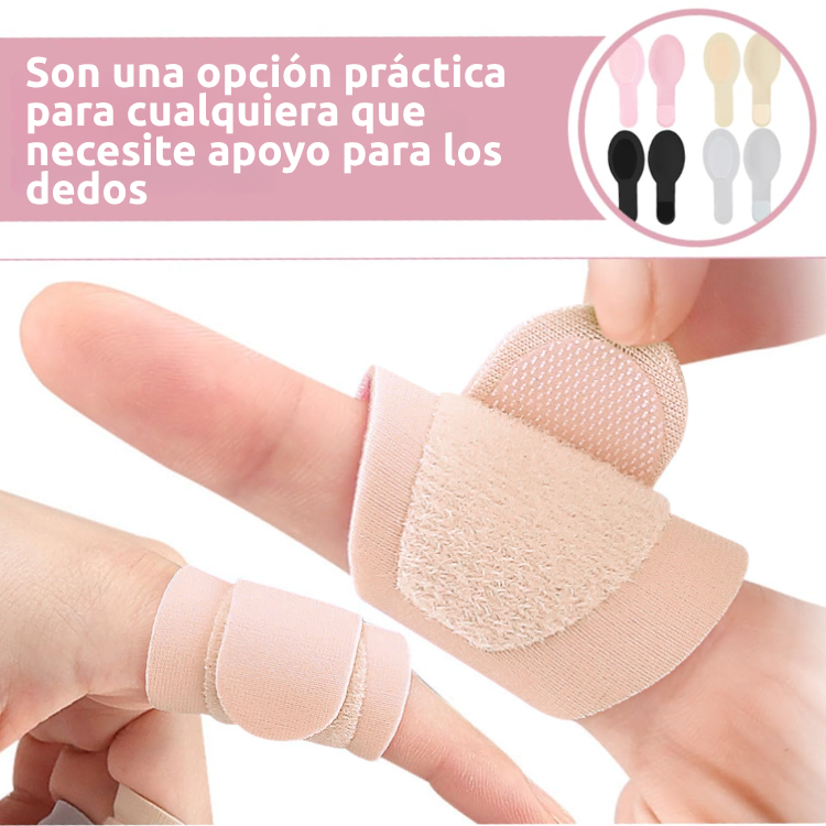Foto 3 pulgar | Duo Venda Protector Dedo Mano Soporte Férula Dolores Velcro