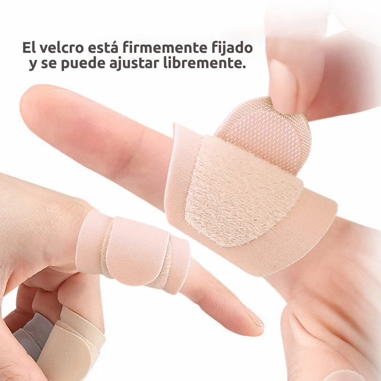 Foto 5 pulgar | Duo Venda Protector Dedo Mano Soporte Férula Dolores Velcro