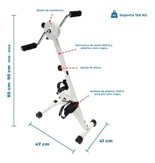 Foto 2 | Pedal De Rehabilitación Para Piernas Y Brazos