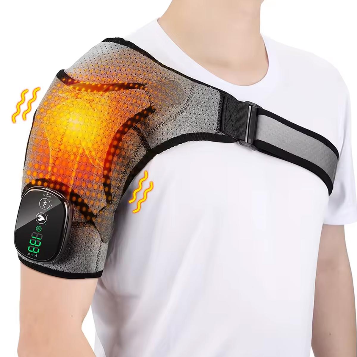 Foto 3 | Hombreras Con Vibración Fullmedix Mxpfp-002 2 Piezas Gris Y Negro