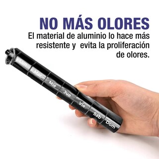 Foto 5 | Pastillero Semanal Portabs Hermético de Llavero en Español Negro