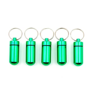 Foto 3 | Pastillero Portátil Metálico Hermético de Aluminio Set 5 piezas