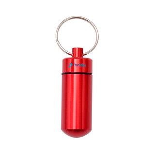 Foto 1 | Set de 5 Pastilleros Portátiles Metálicos Herméticos de Aluminio Rojo