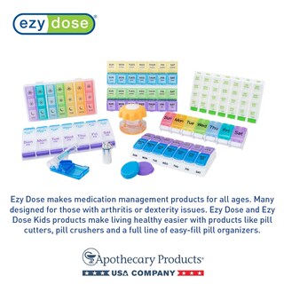 Foto 7 | Organizador De Píldoras Ezy Dose Semanal, 7 Días, 2 Xl, 4 Veces Al Día - Venta Internacional.