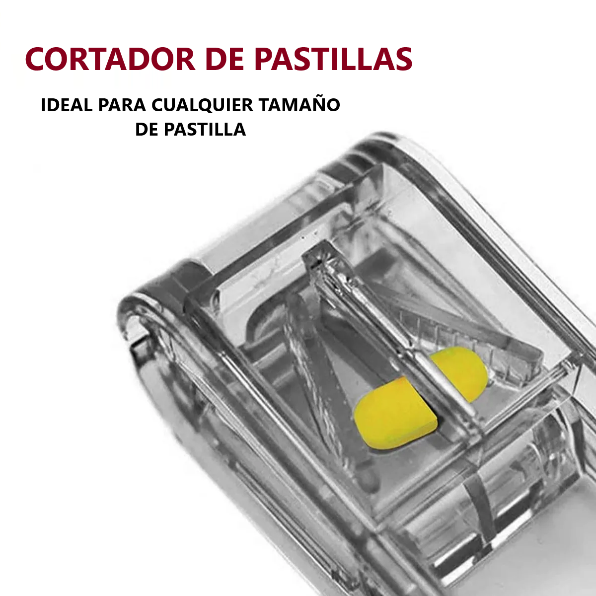 Foto 4 pulgar | Pastillero Semanal, Con Cortador De Pastillas Eo Safe Imports Esi-19166 Negro