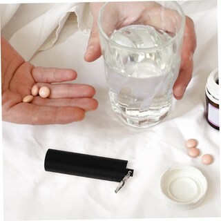 Foto 7 | Botella De Medicina Con Forma De Llavero, Vial De Aleación De Aluminio, 3 Rejillas - Venta Internacional.