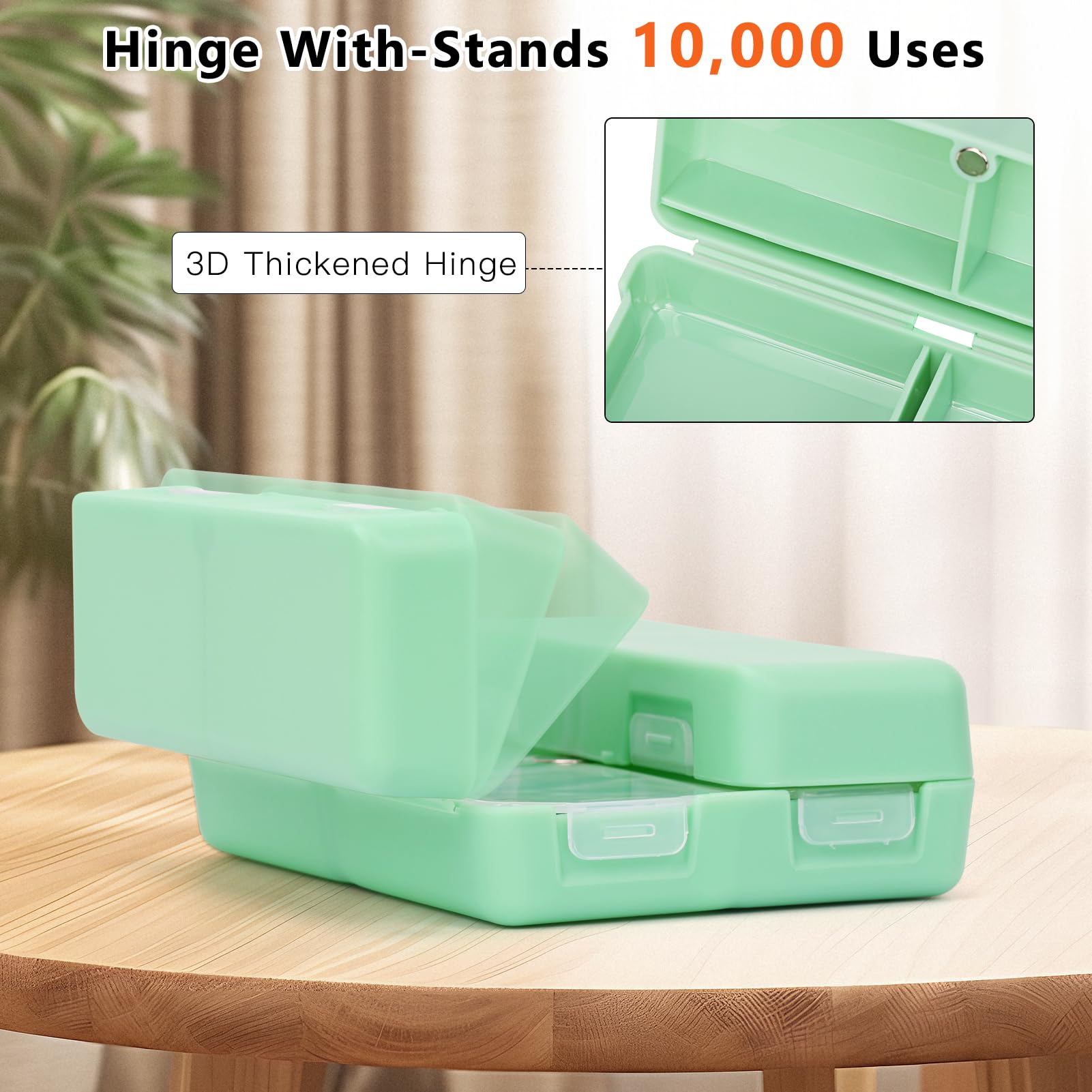 Foto 7 pulgar | Organizador De Pastillas Fyy Daily Con 7 Compartimentos, Portátil, Color Verde - Venta Internacional.