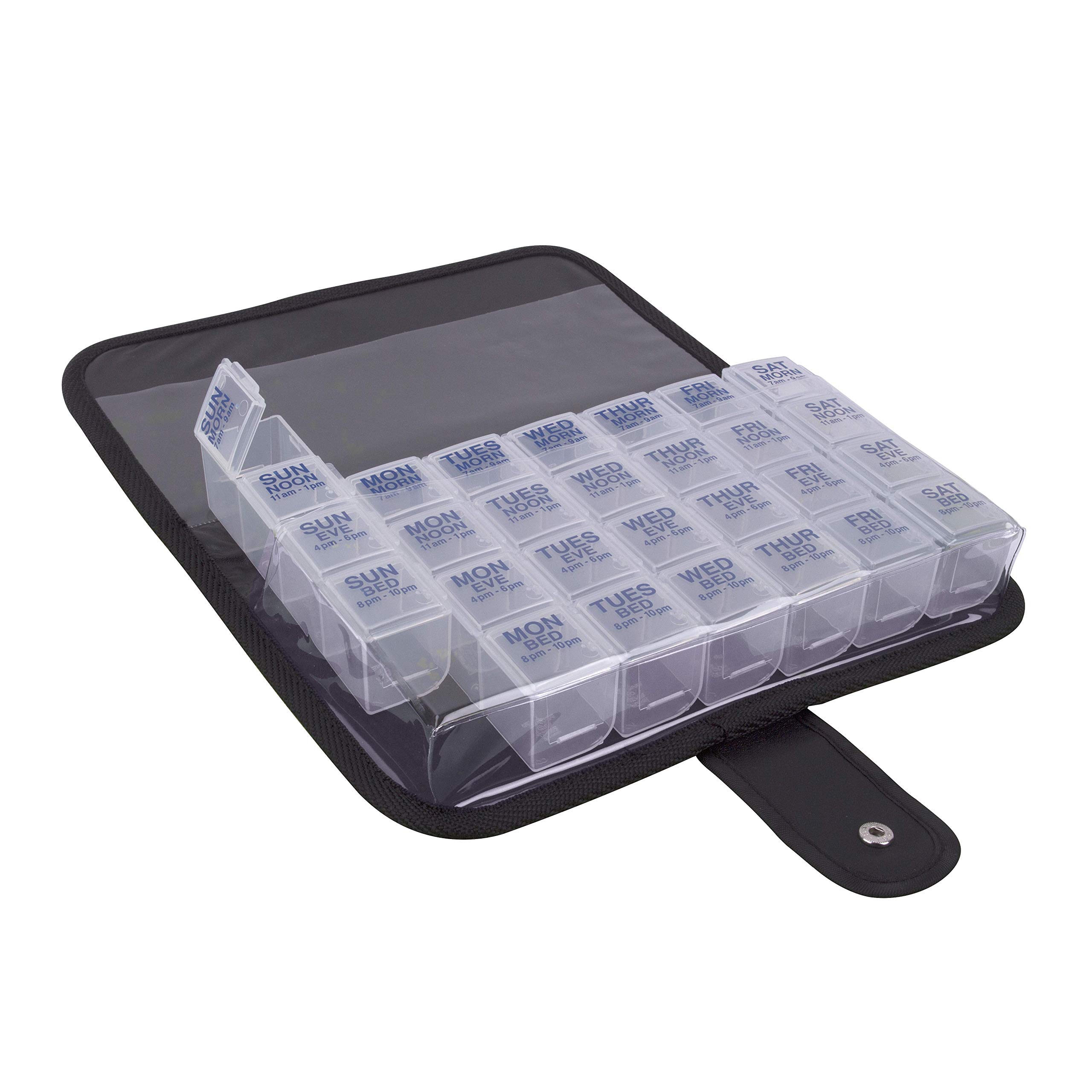 Foto 2 pulgar | Pastillero Ezy Dose Para Un Día A La Vez Con Funda De Transporte - Venta Internacional.