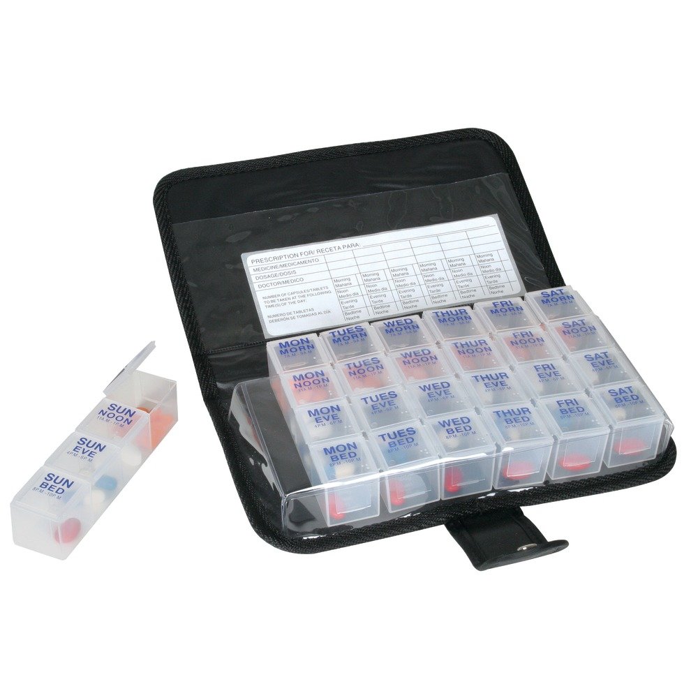 Foto 3 pulgar | Pastillero Ezy Dose Para Un Día A La Vez Con Funda De Transporte - Venta Internacional.