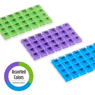Foto 5 | Pastillero Ezy Dose, Planificador Semanal De Medicamentos Para 7 Días, Sin Bpa - Venta Internacional.
