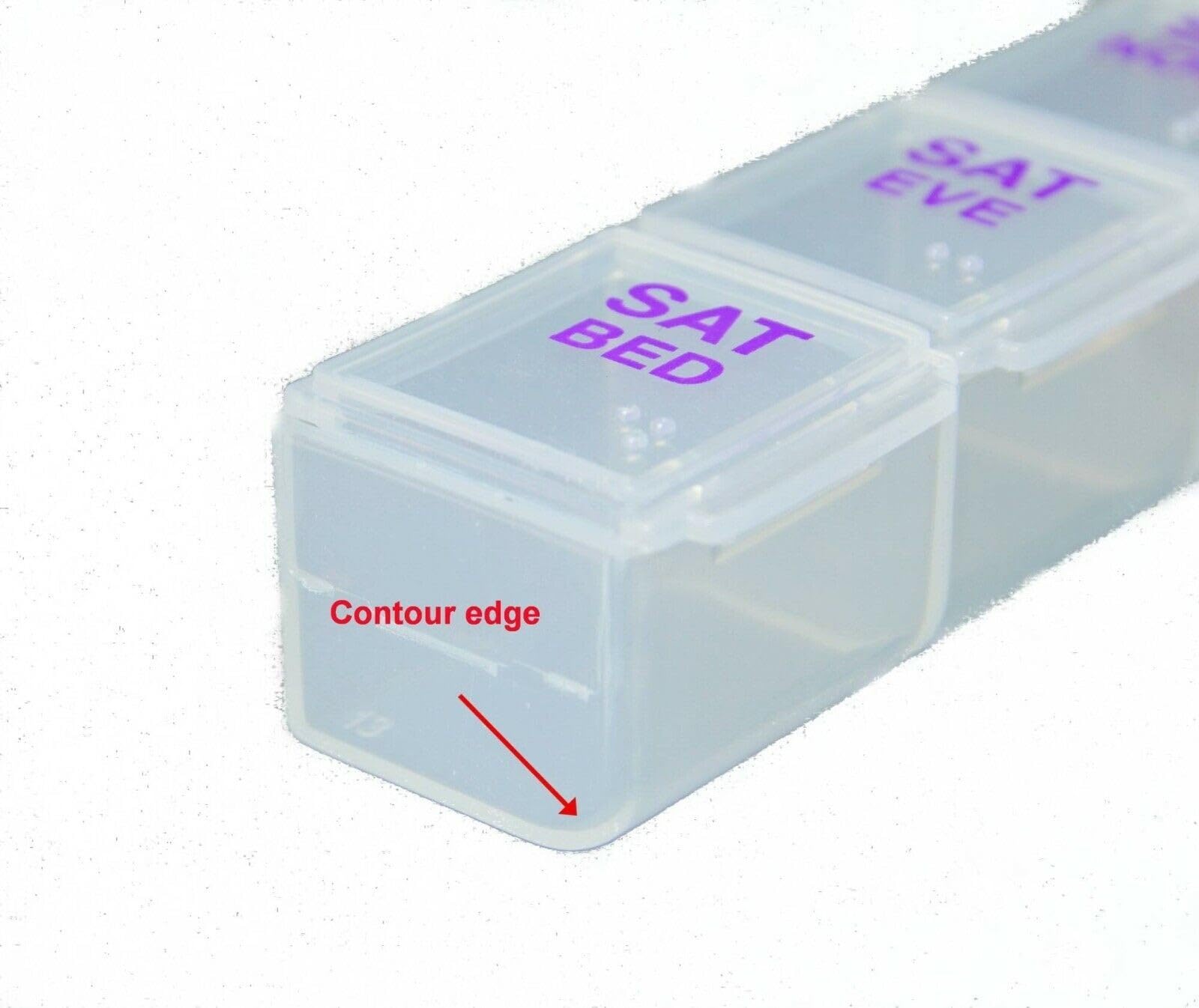 Foto 6 | Pastillero Ezy Dose, Planificador Semanal De Medicamentos Para 7 Días, Sin Bpa - Venta Internacional.