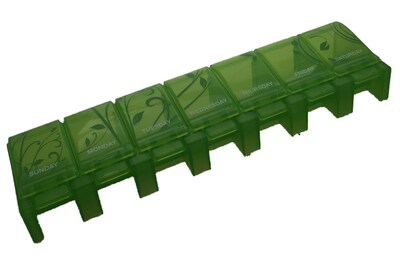 Foto 1 | Organizador De Vitaminas Ezy Dose Soft Touch, Planificador Semanal De Píldoras - Venta Internacional.