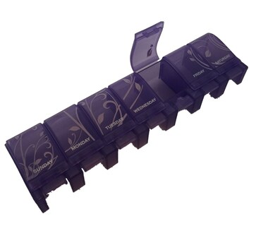 Foto 3 | Organizador De Vitaminas Ezy Dose Soft Touch, Planificador Semanal De Píldoras - Venta Internacional.