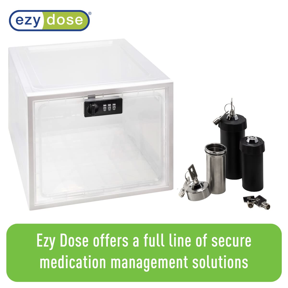 Foto 3 pulgar | Caja Fuerte Para Medicamentos Ezy Dose, Almacenamiento Seguro De Gran Capacidad - Venta Internacional.