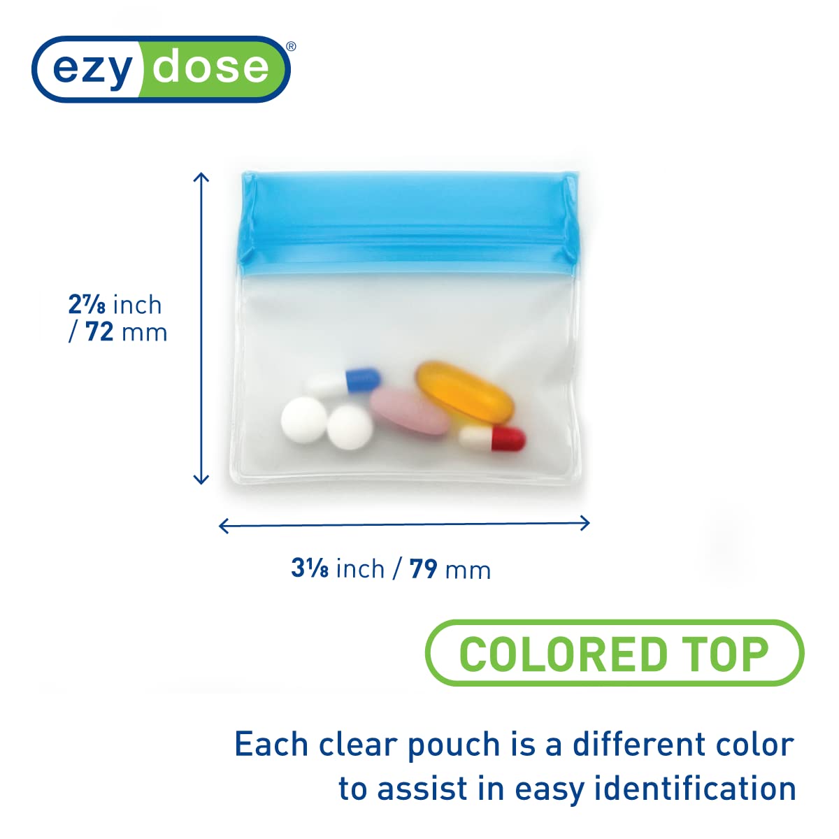 Foto 4 pulgar | Juego De Bolsitas Para Pastillas Ezy Dose, Reutilizables Durante 7 Días, Tamaño Viaje, Sin Bpa - Venta Internacional.