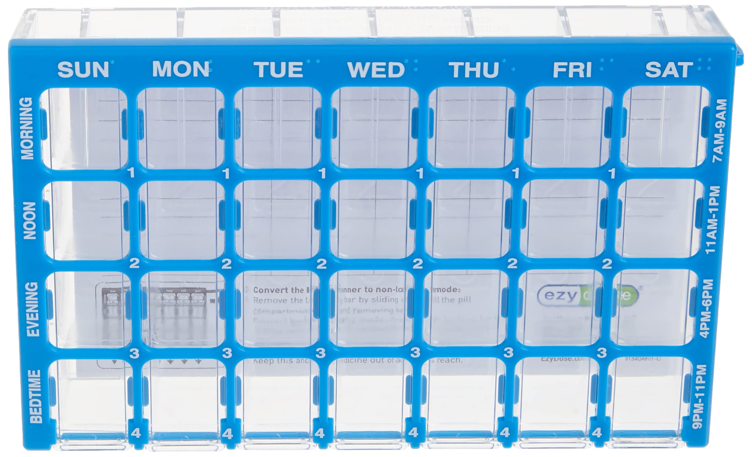 Foto 4 pulgar | Planificador Semanal De Medicamentos Ezy Dose Para 7 Días, Sin Bpa - Venta Internacional.