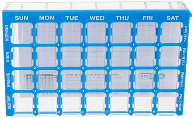 Foto 3 | Planificador Semanal De Medicamentos Ezy Dose Para 7 Días, Sin Bpa - Venta Internacional.