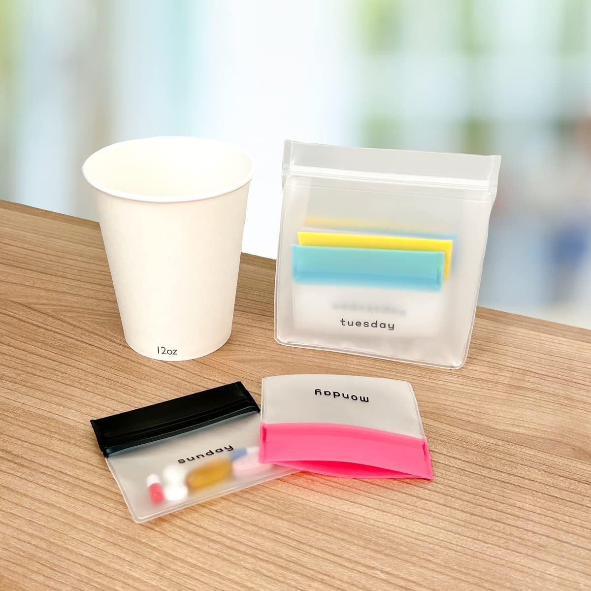 Foto 7 | Juego De Bolsitas Para Pastillas Ezy Dose  Reutilizables Durante 7 Días  Tamaño Viaje  Sin Bpa - Venta Internacional.