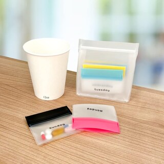 Foto 7 | Juego De Bolsitas Para Pastillas Ezy Dose Reutilizables Durante 7 Días Tamaño Viaje Sin Bpa - Venta Internacional.