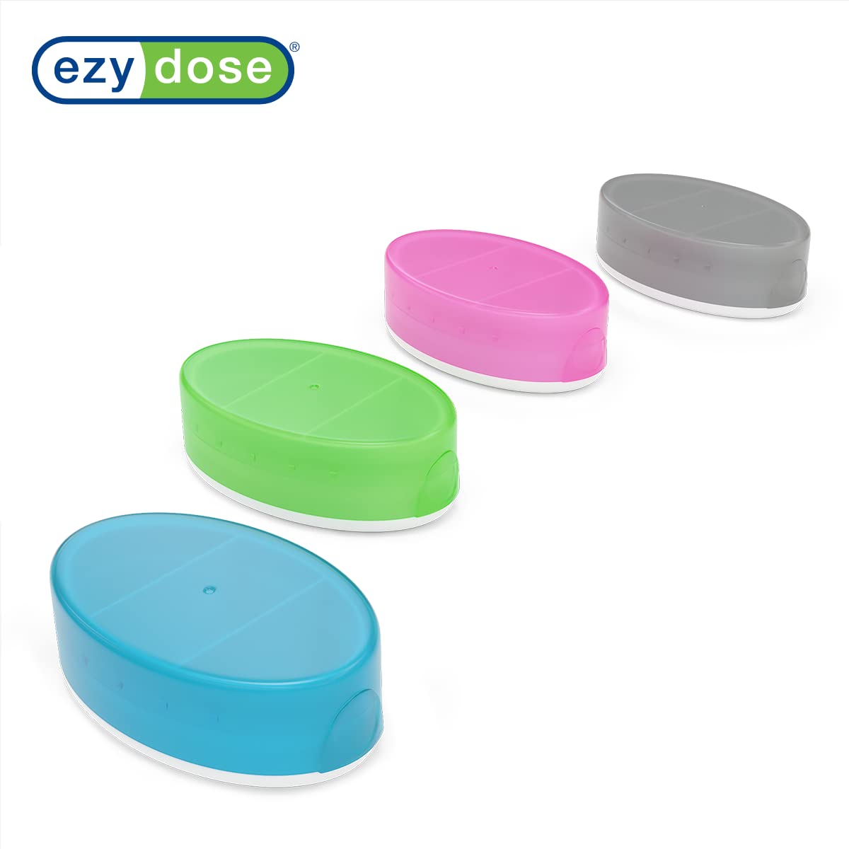 Foto 6 pulgar | Pastillero Ezy Dose Daily Ovalado Con 3 Compartimentos  4 Unidades  Sin Bpa - Venta Internacional.
