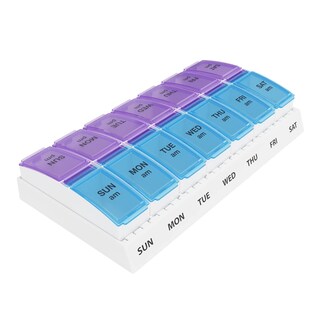 Foto 1 | Pastillero Ezy Dose Planificador Semanal De Medicamentos Para 7 Días Por La Mañana Y Por La Tarde - Venta Internac