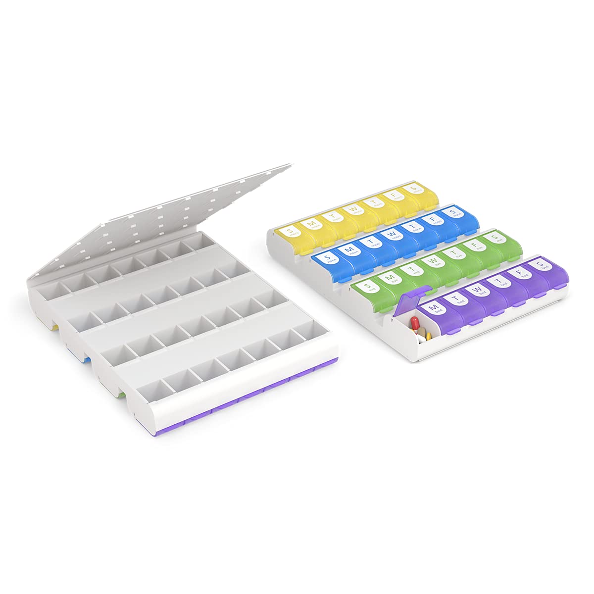 Foto 3 pulgar | Pastillero Ezy Dose  Planificador Semanal De Medicamentos Para 7 Días  Sin Bpa - Venta Internacional.
