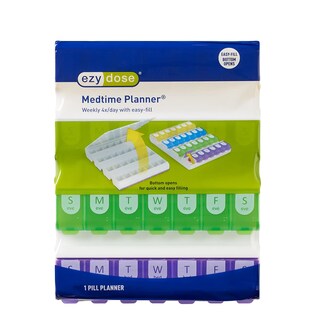 Foto 3 | Pastillero Ezy Dose Planificador Semanal De Medicamentos Para 7 Días Sin Bpa - Venta Internacional.