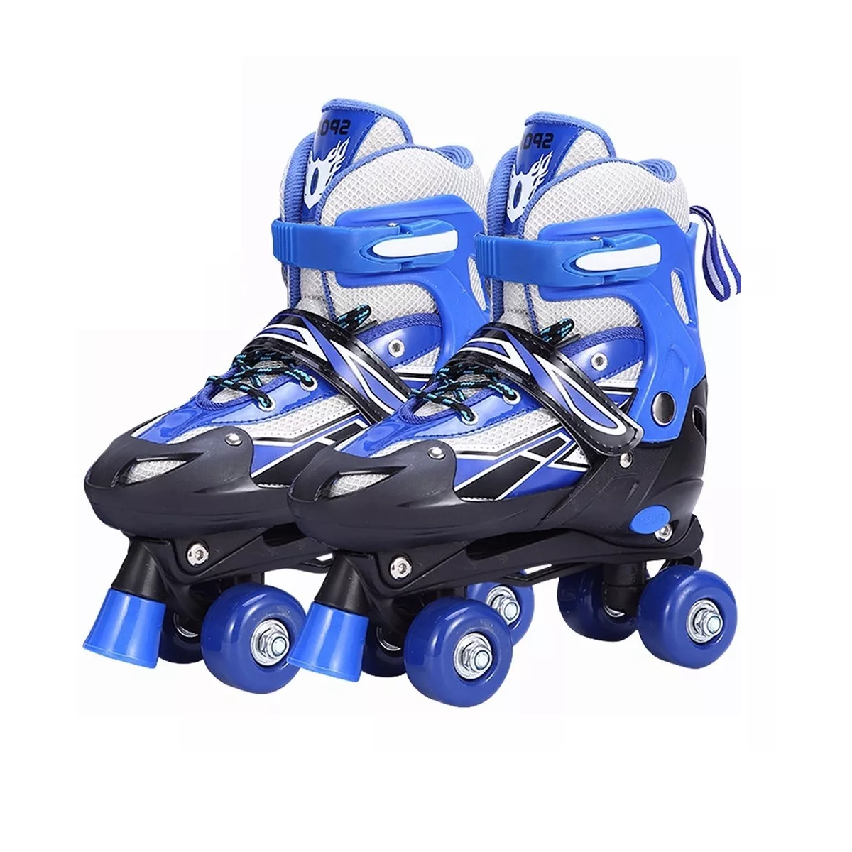 Foto 2 pulgar | Patines Ajustables 4 Ruedas Protección Para Niños Doble Fila  Eo Safe Imports Esi-13068 Multicolor