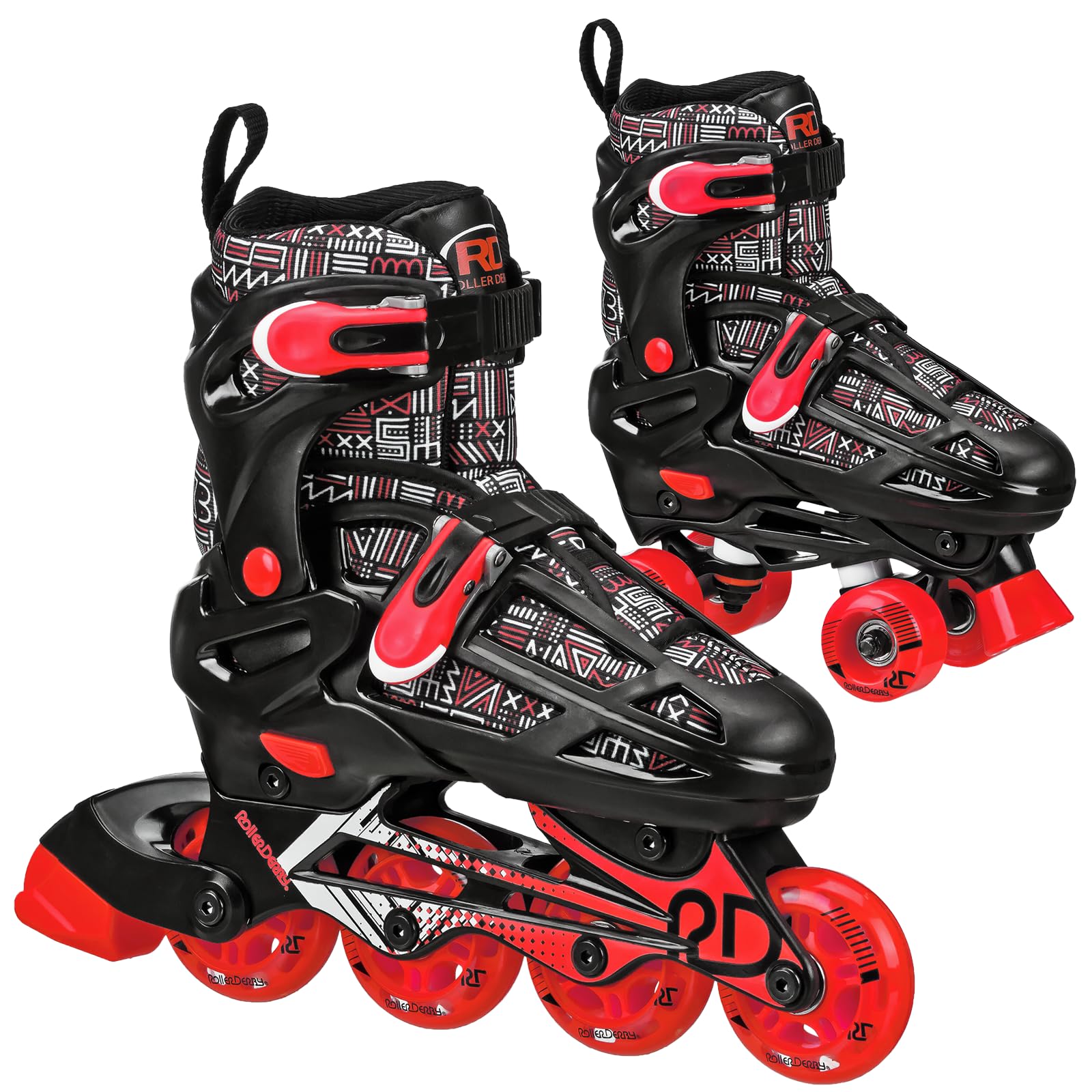 Foto 2 pulgar | Combo 2 En 1 De Patines Roller Derby Falcon Para Niños - Venta Internacional.
