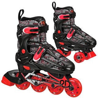 Foto 1 | Combo 2 En 1 De Patines Roller Derby Falcon Para Niños - Venta Internacional.