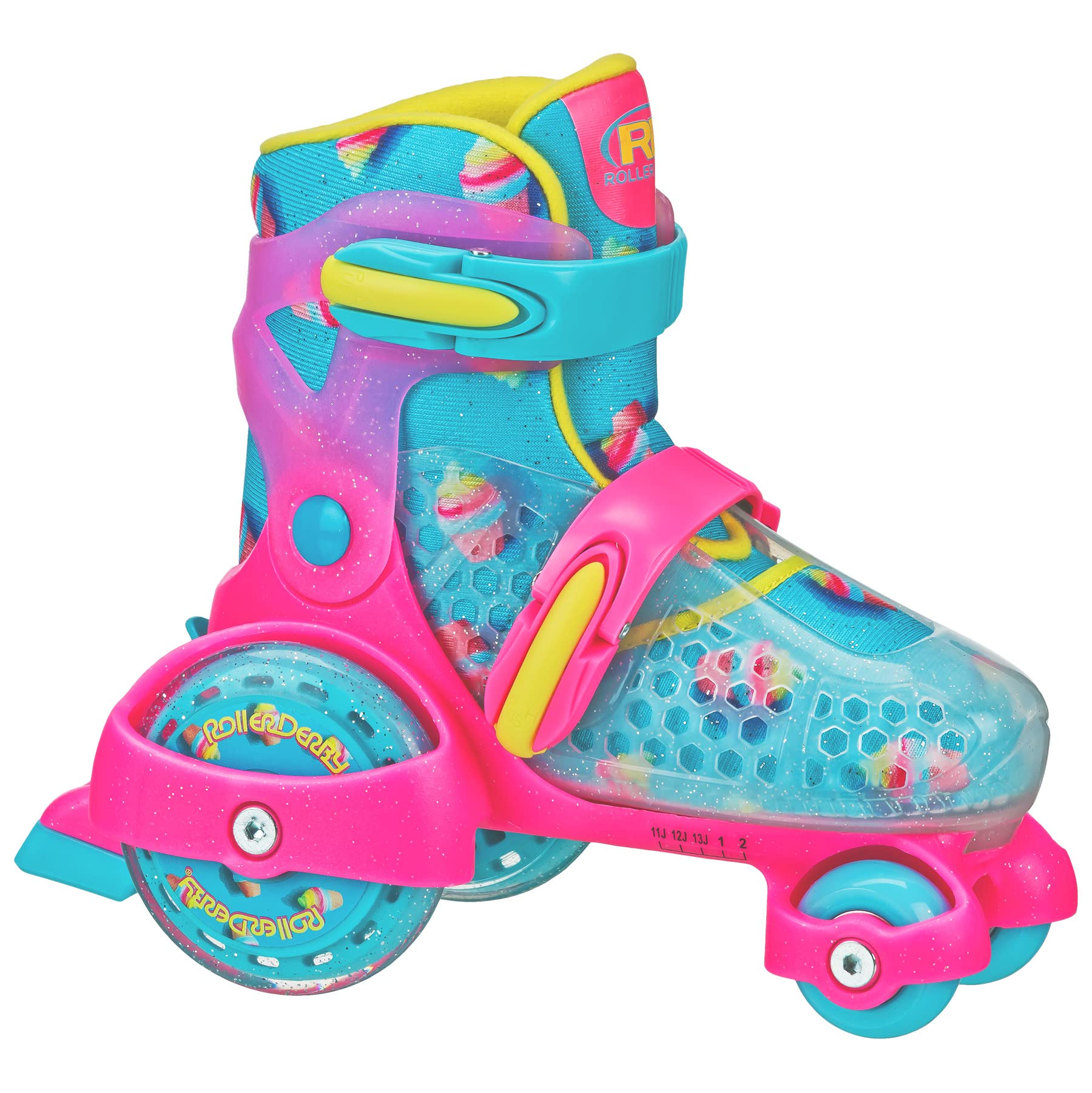 Foto 1 | Patines Roller Derby Fun Roll Ajustables Para Niños De 28 A 34 Años - Venta Internacional.