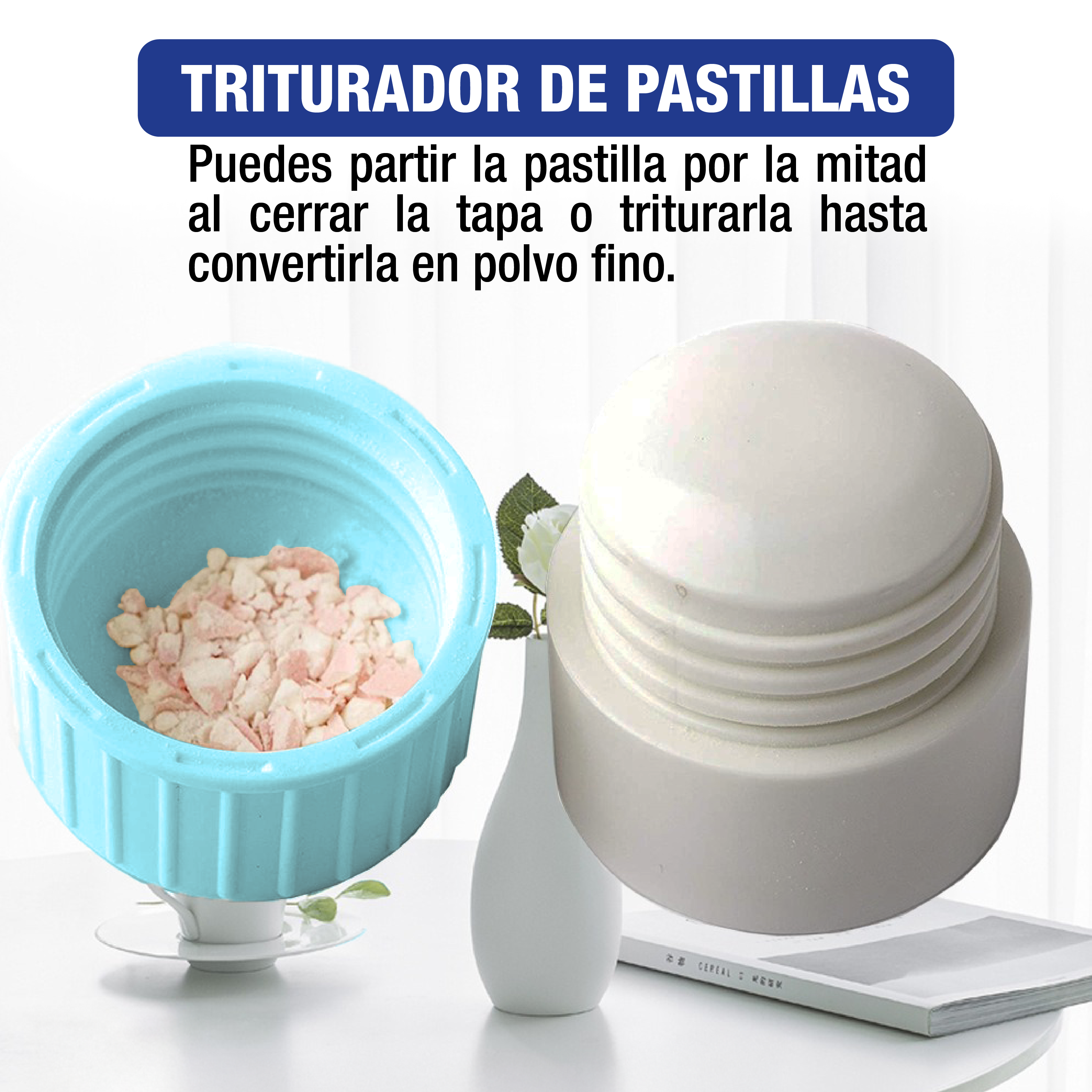 Foto 4 pulgar | Triturador Cortador de Pastillas y Vitaminas para Pastillas