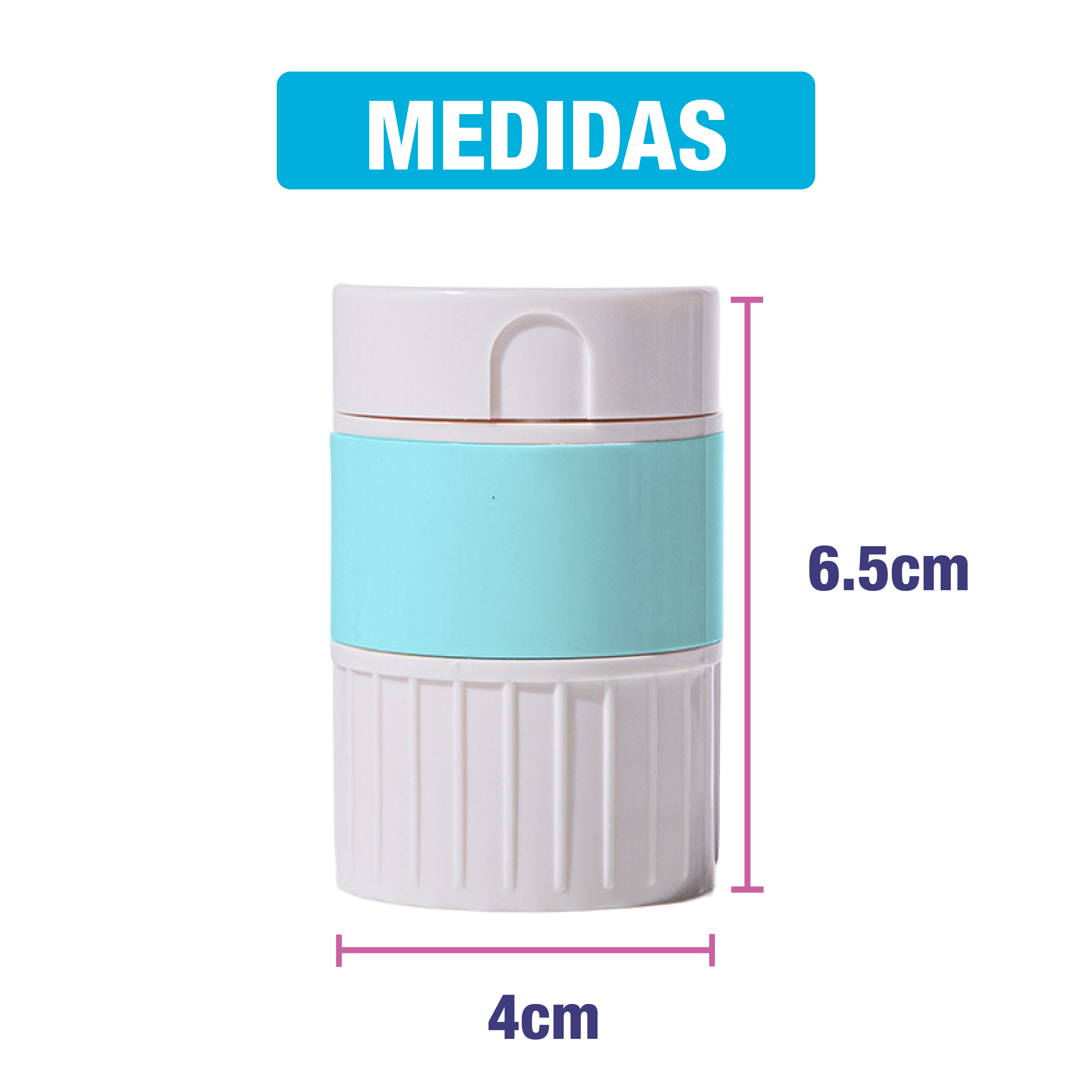 Foto 7 | Triturador Cortador de Pastillas y Vitaminas Portabs