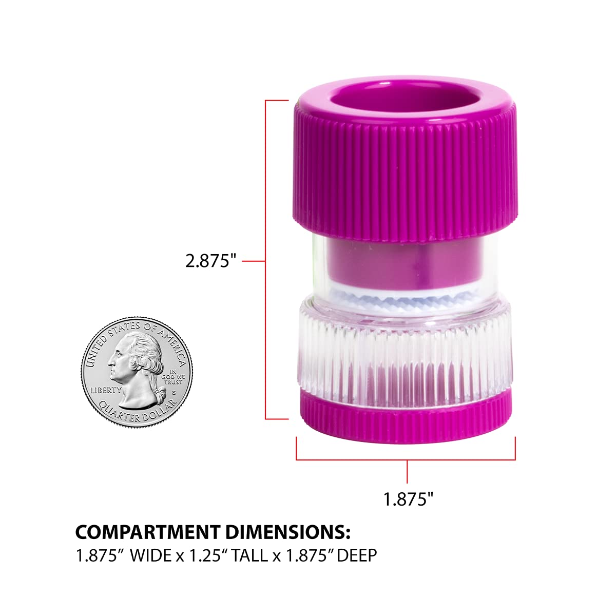 Foto 3 | Pill Crusher Ezy Dose Tritura Píldoras Con Compartimento De Almacenamiento - Venta Internacional.