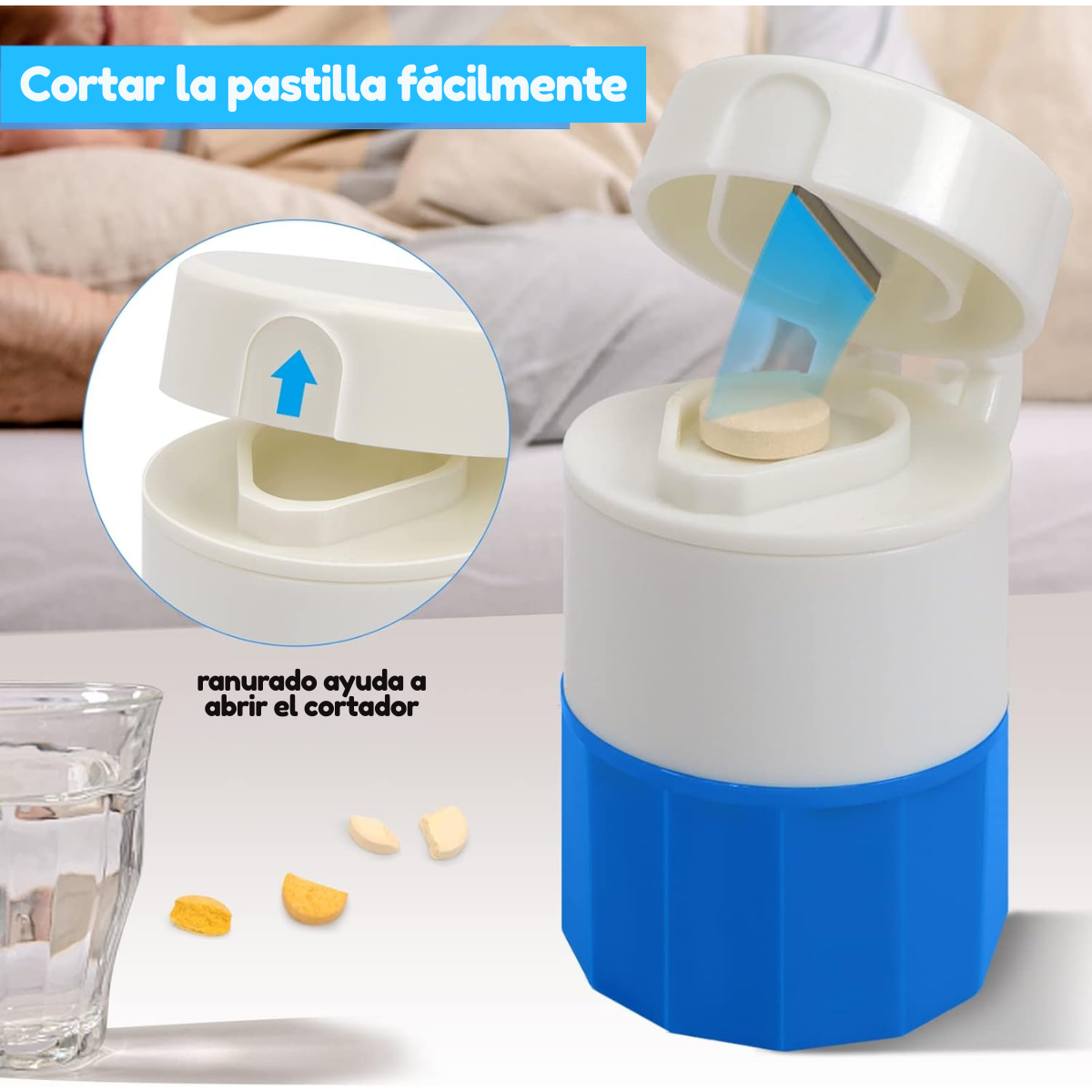 Foto 5 pulgar | Duo Triturador Cortador De Pastillas Vitaminas Píldoras