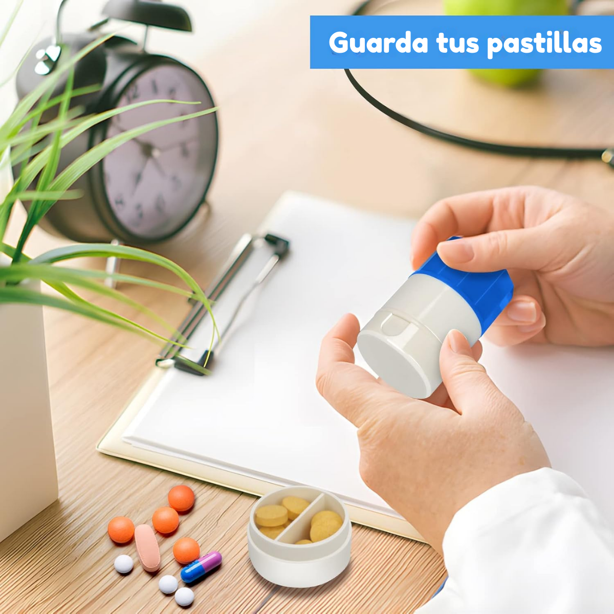Foto 7 pulgar | Duo Triturador Cortador De Pastillas Vitaminas Píldoras