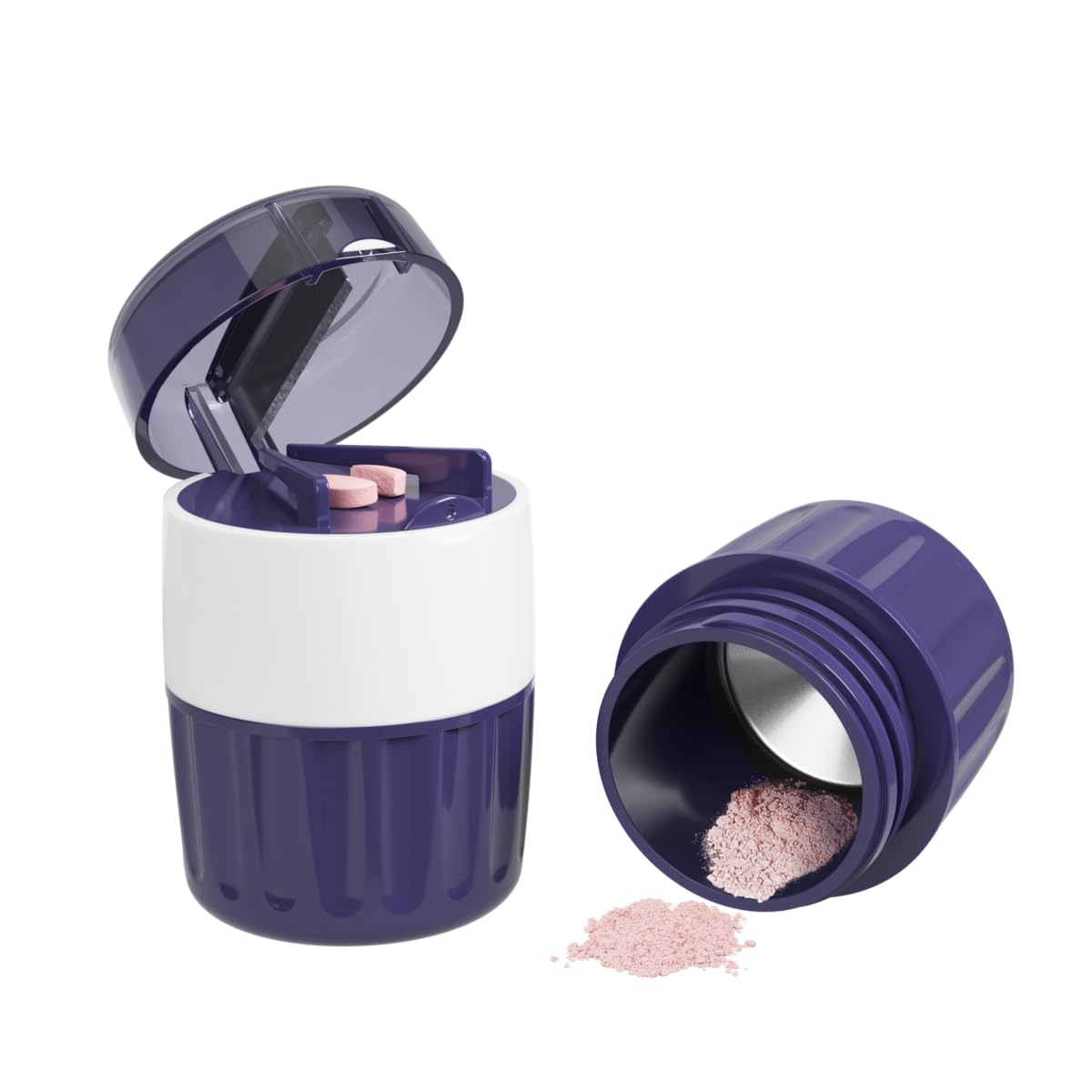 Foto 2 pulgar | Triturador Y Cortador De Píldoras Ezy Dose 3 En 1 Con Almacenamiento Morado - Venta Internacional.