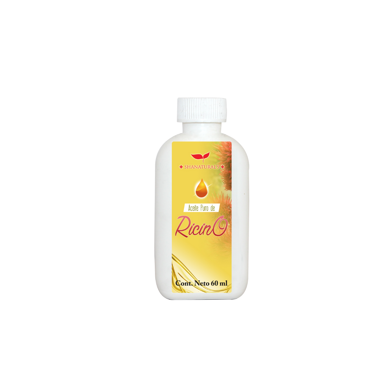 Foto 2 pulgar | Aceite Corporal Shanatural's de Ricino 60 Ml