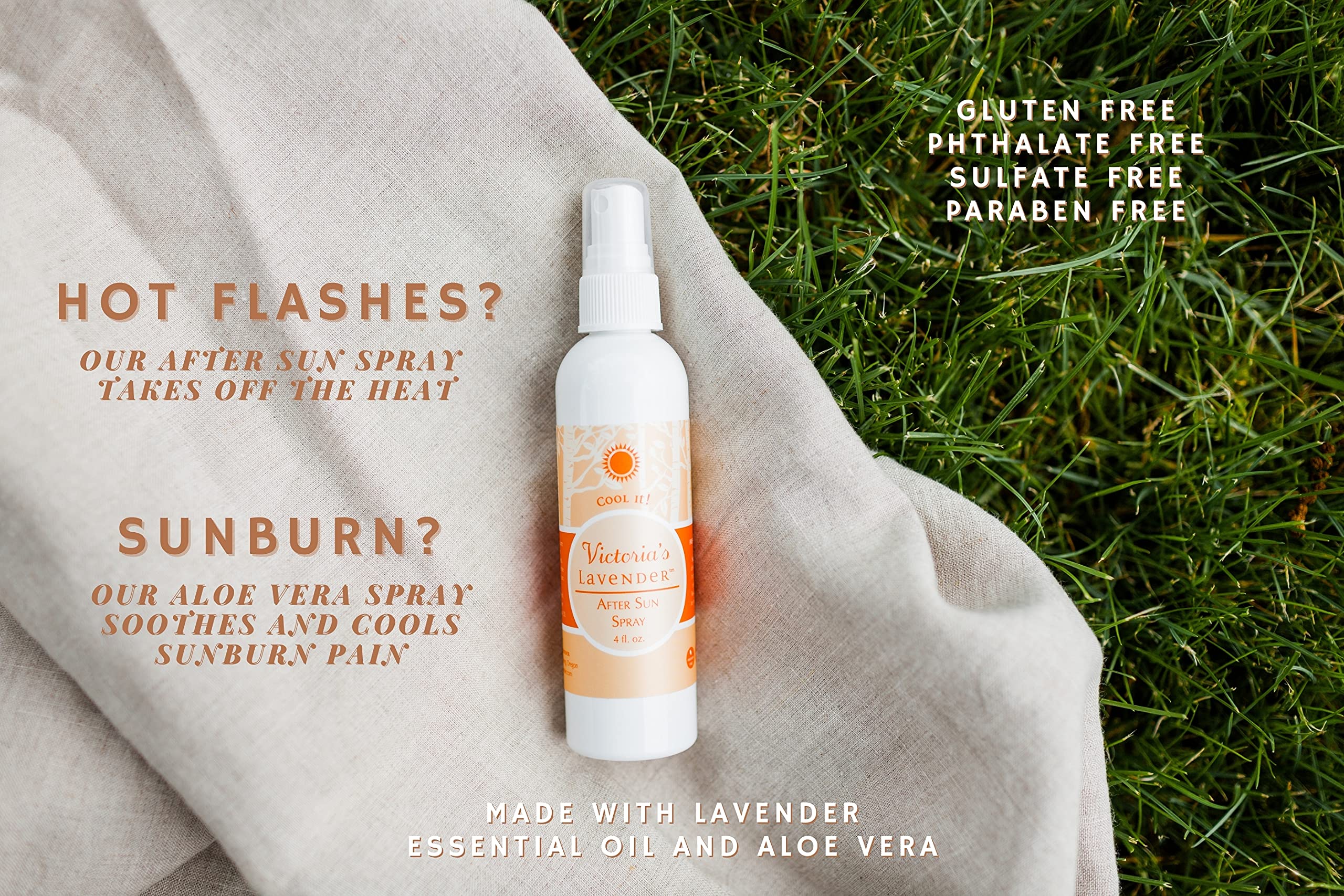 Foto 4 pulgar | Spray De Aloe Vera Victoria's Lavender Organic 120 Ml - Venta Internacional.