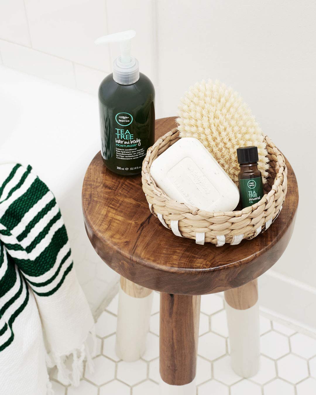 Foto 4 pulgar | Acondicionador Hidratante Sin Enjuague Tea Tree 300 Ml Para Cabello Y Cuerpo - Venta Internacional.