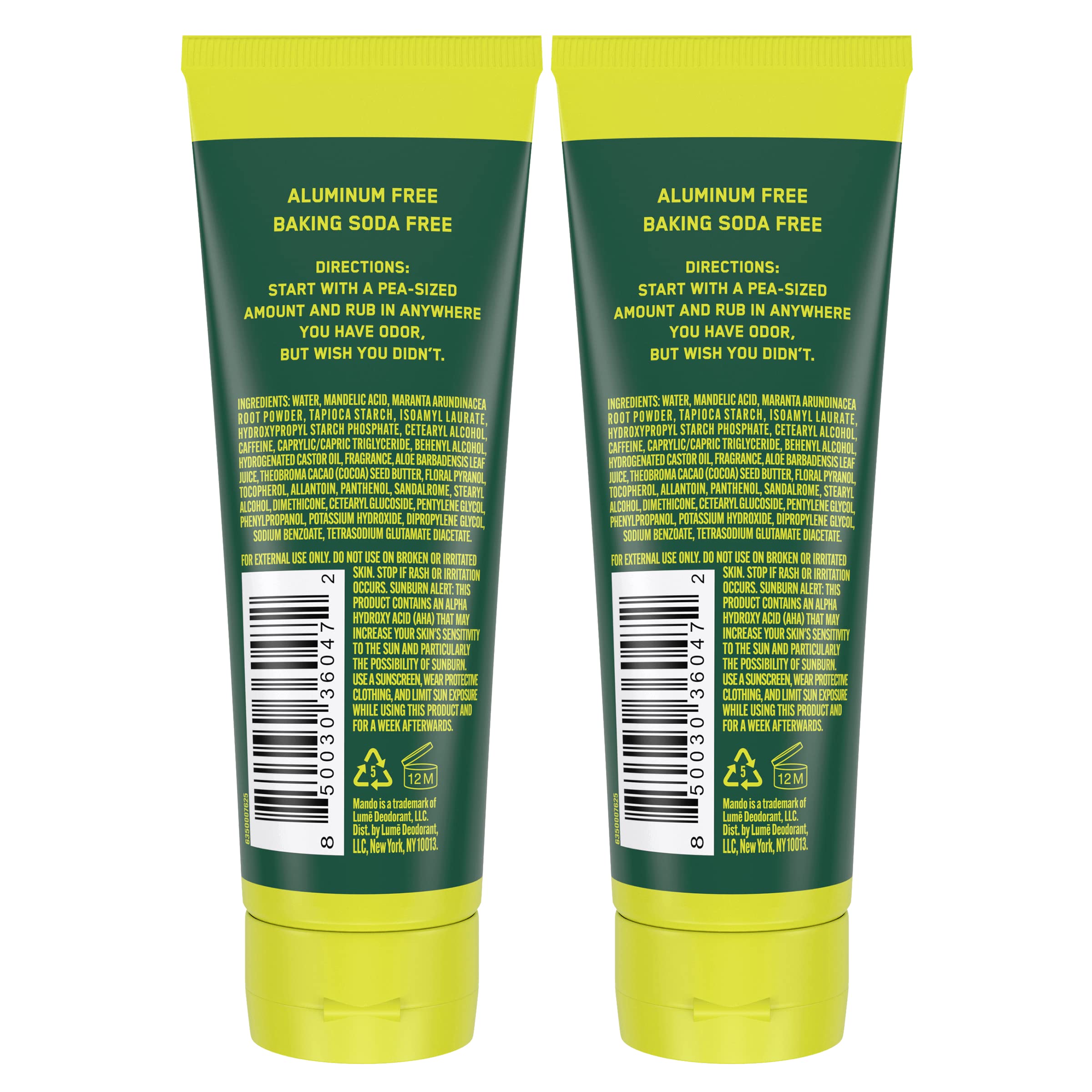 Foto 2 | Desodorante Mando Whole Body Para Hombre, 72 Horas, Control De Olores, 90 Ml, 2 Unidades - Venta Internacional.