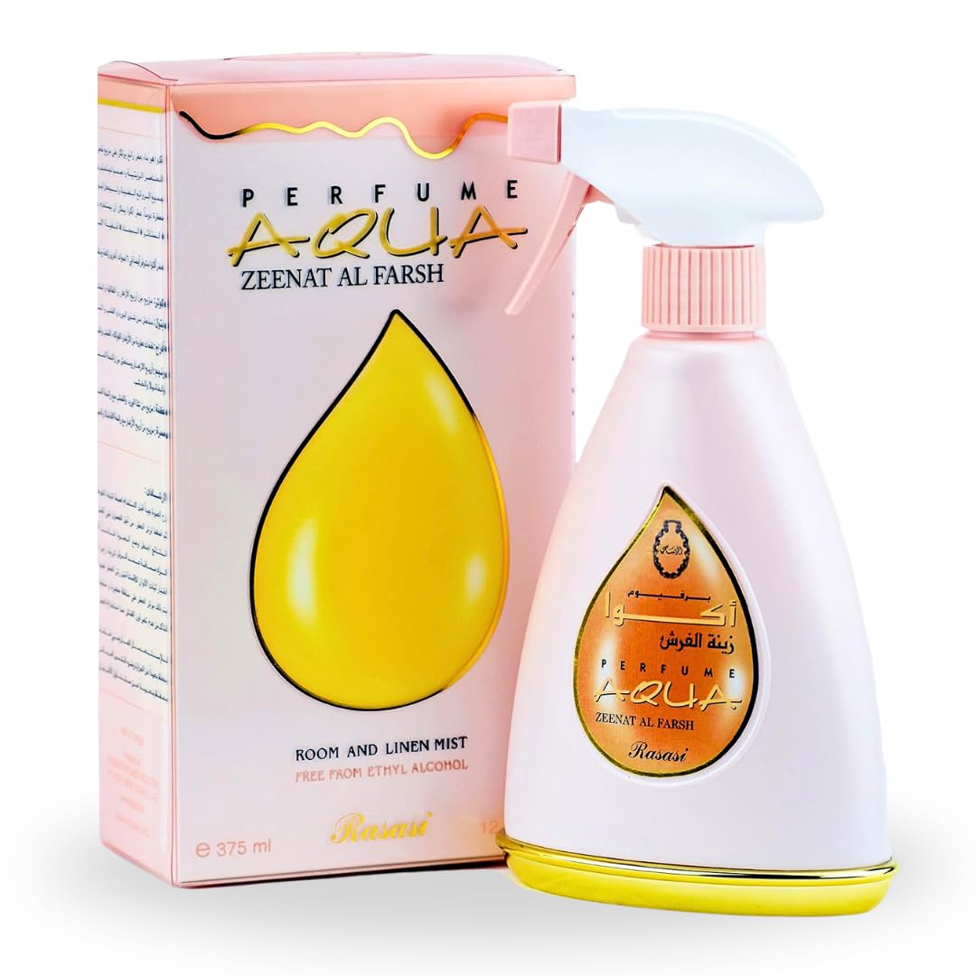 Foto 2 pulgar | Bruma En Aerosol Para Habitación Y Ropa De Cama Rasasi Aqua Zeenat Al Farsh, 375 Ml - Venta Internacional.