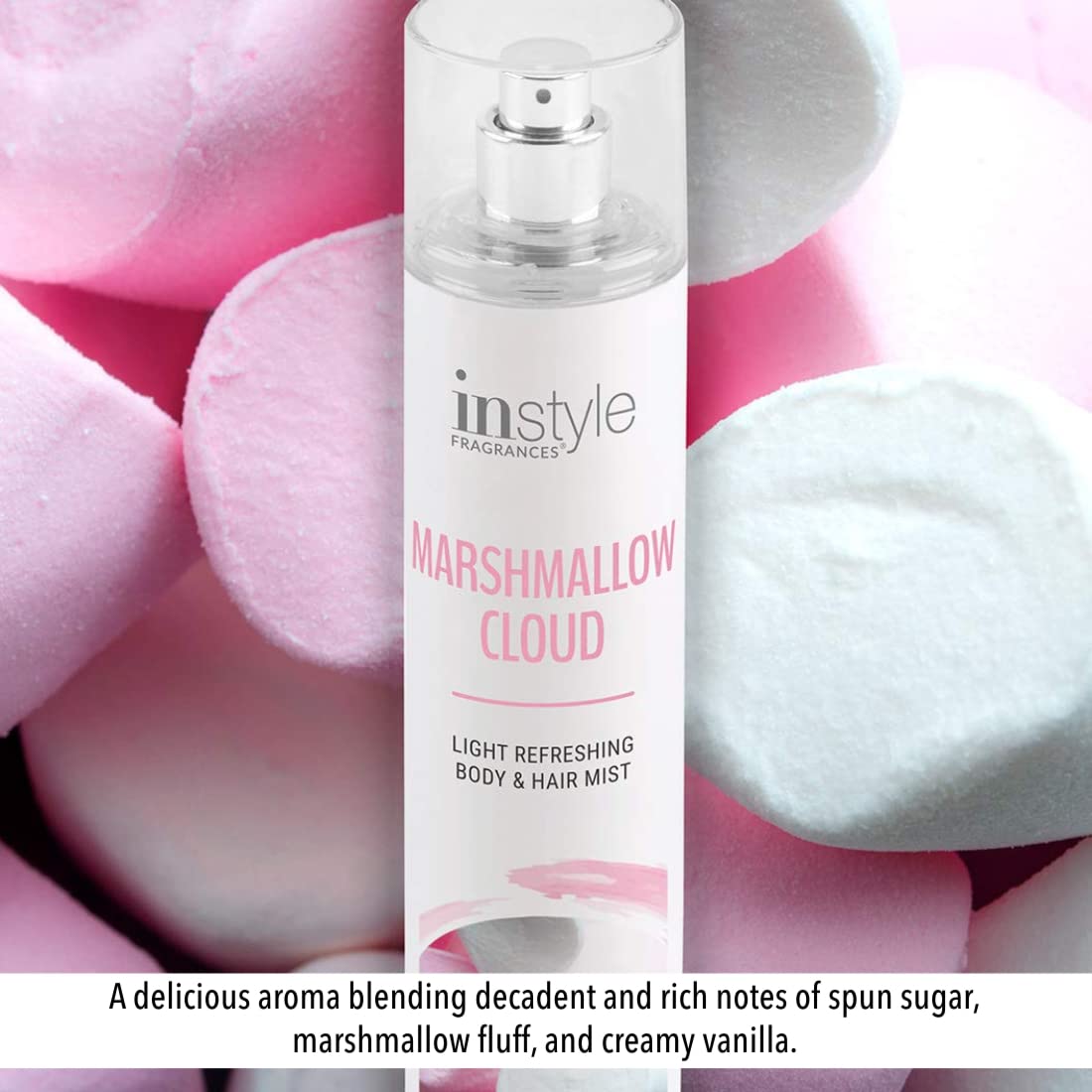 Foto 6 pulgar | Bruma Corporal Y Capilar Instyle Fragrances Marshmallow Cloud 240 Ml - Venta Internacional.