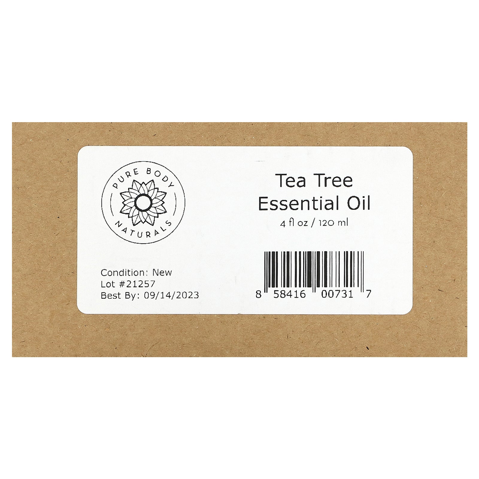 Foto 4 pulgar | Aceite Esencial Pure Body Naturals Tea Tree 120 Ml - Venta Internacional.